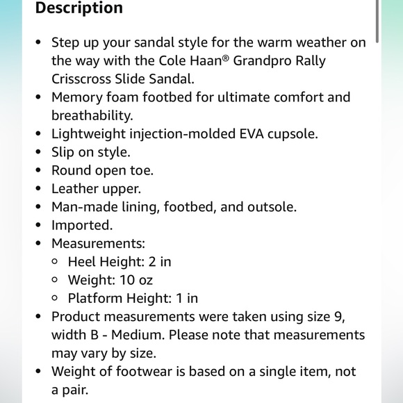 Cole Haan Slides - Picture 8 of 8